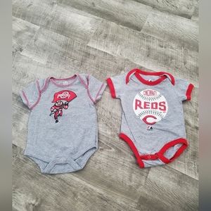OSU and Cincinnati Reds Onesies
